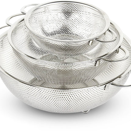 Égouttoir-passoire de cuisine en acier inoxydable