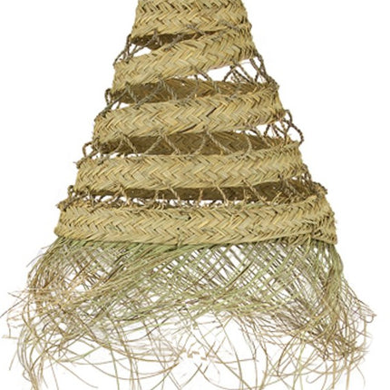 Abat-jour en jonc de mer Essaouira Triangle