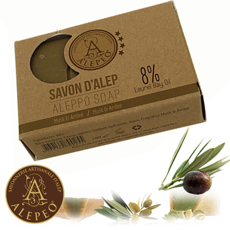Aleppo-Seife Moschus/Amber