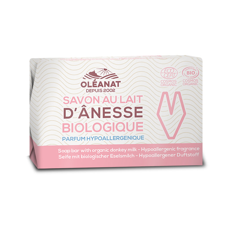 Oléanat hypoallergene zeep met ezelinnenmelk – bio (Ecocert), 100 g