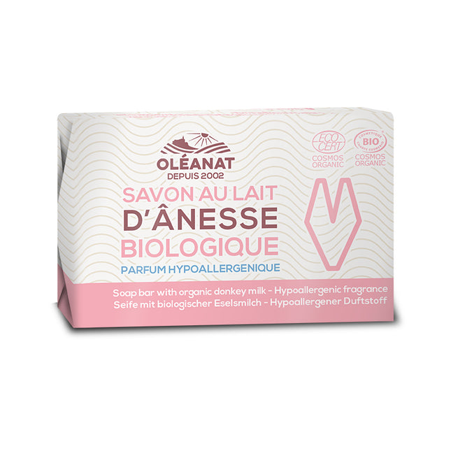 Savon au lait d'ânesse BIO hypoallergénique