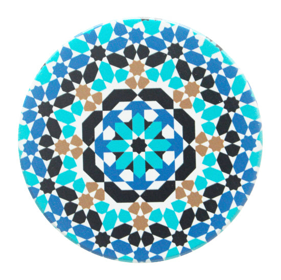 Moroccan zellige coasters