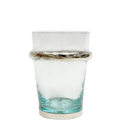 Verre beldi marocain argent 8 cm