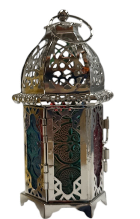 Mini Lanterne Orientale en Métal - Bougeoir 16 cm