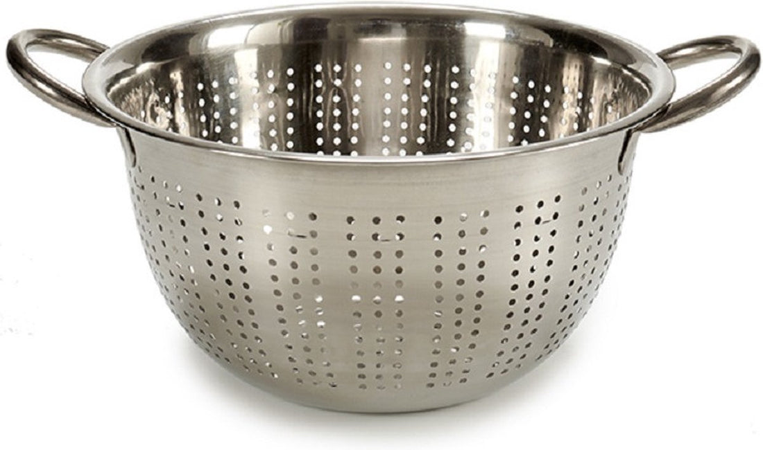 Vergiet RVS zilver – zeef van Ø 24 cm en 13 cm hoog, vaatwasserbestendig – foto 3