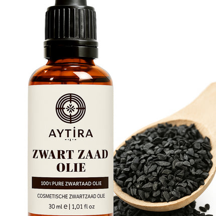 Huile de Nigelle AYTIRA – 100% pure et naturelle | Nourrit la peau et les cheveux